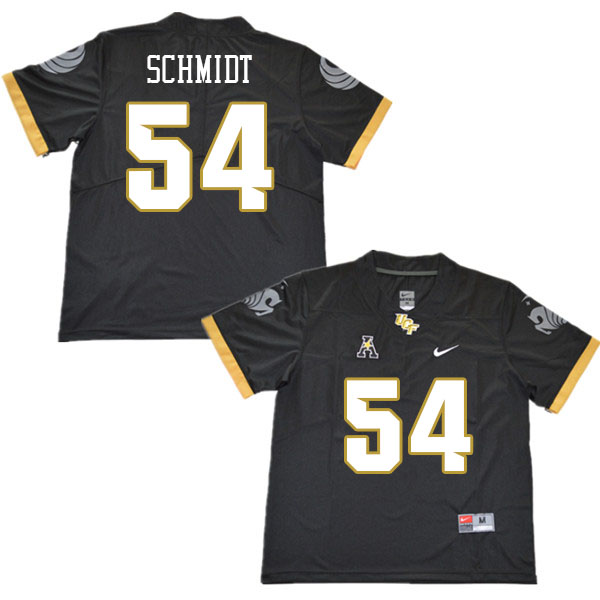 Men #54 Bula Schmidt UCF Knights College Football Jerseys Stitched Sale-Black